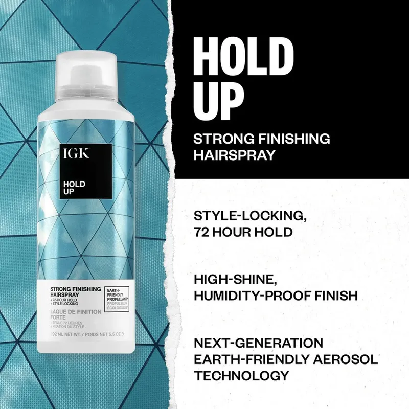 Bild 3 för IGK Hold Up Strong Hold Hairspray 192 ml