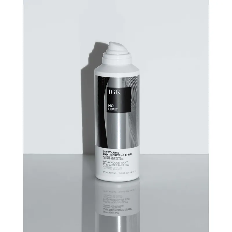 Bild 2 för IGK No Limit Dry Volume & Thickening Finishing Spray 177 ml