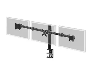 Produktfoto för Iiyama DS1003C-B1 - Ställ - justerbar arm - för 3 monitorer - svart - skärmstorlek: 10-27 - skrivbordsstativ