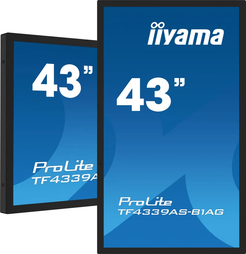 Alternativ bild 0 för iiyama ProLite TF4339AS-B1AG 43" Class (42.5" viewable) LED-backlit LCD display - 4K - for digital signage