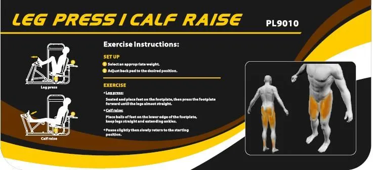 Bild 2 för Impulse Leg Press / Calf Raise, Styrkemaskin Ben