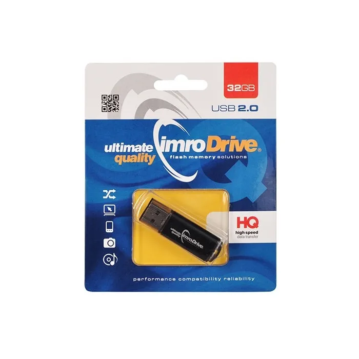Alternativ bild 0 för IMRO Pendrive BLACK 32GB