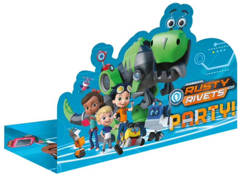 Alternativ bild 0 för Inbjudningskort Rusty Rivets 8-pack