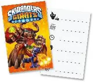 Produktfoto för Inbjudningskort Skylanders Giants 6-pack