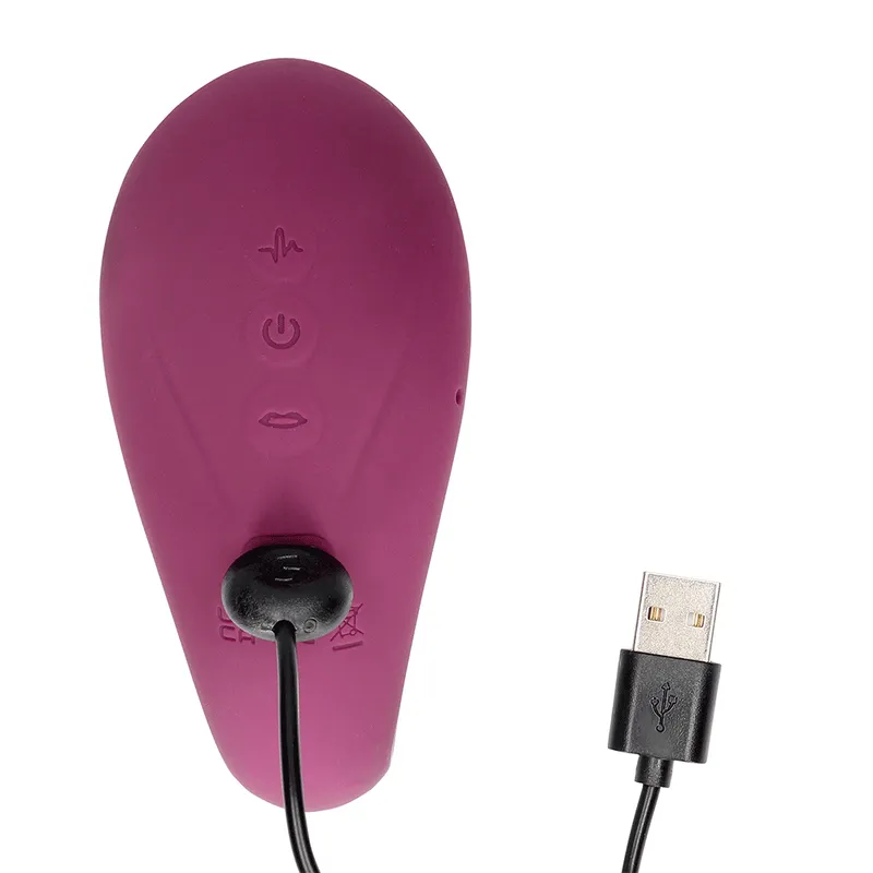 Bild 2 för Innovation: Twitch 3, Suction & Vibration Toy, lila