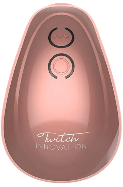 Bild 2 för Innovation: Twitch, Hands-Free Suction & Vibration Toy, roseguld