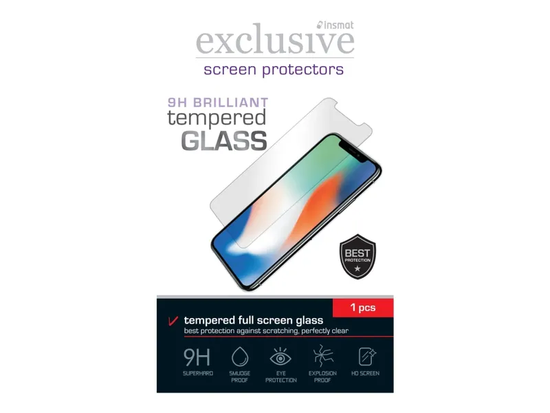Alternativ bild 0 för Insmat Brilliant Glass - screen protector for mobile phone - FS