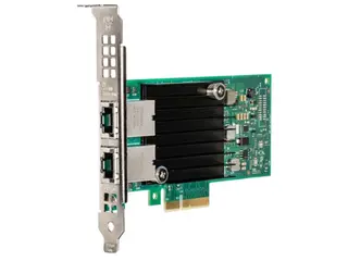 Produktfoto för Intel X550-T2, Intern, Kabel, PCI Express, Ethernet, 10000 Mbit/s, Grön, Silver