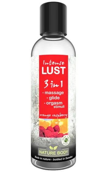 Alternativ bild 0 för Intense Lust 3 in 1 Orange Raspberry 100 ml