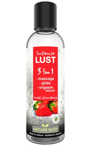 Produktfoto för Intense Lust 3 in 1 Sweet Strawberry 100 ml