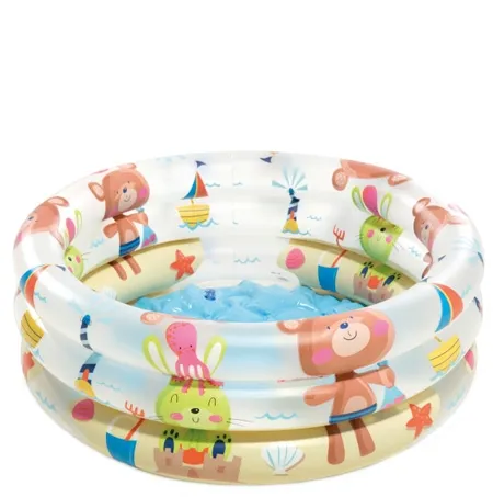 Bild 2 för Intex Babypool 61x22cm (28L) 3-ringars (Beach Buddies 3-Ring Baby Pool) (1-3 år)