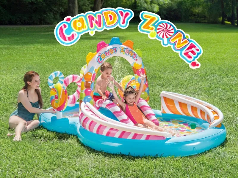 Alternativ bild 0 för Intex Candy Zone Legepool, 206L + 168L, 295x191x130cm