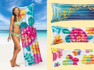 Produktfoto för Intex Fashion Bademadras 183x69 cm - 3 varianter