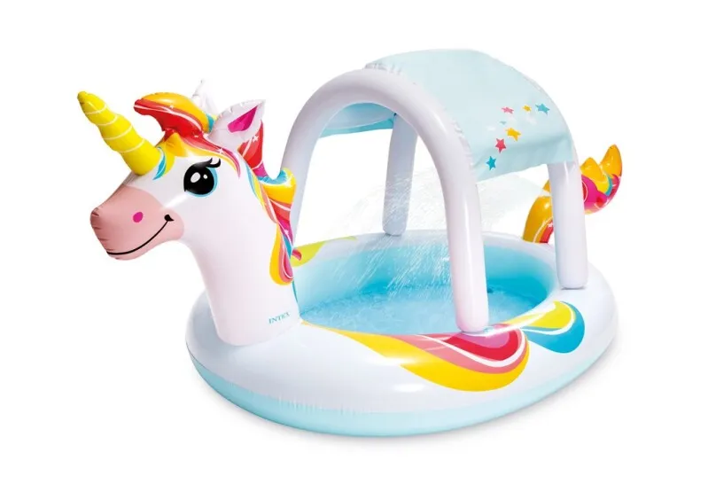 Alternativ bild 0 för Intex INTEX Spraypool Enhörning 254x132x109cm (130L) (från 2 år) (Unicorn Spray Pool)