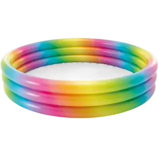 Produktfoto för Intex Minipool 3-ringars 147x33cm (330L) (Rainbow Ombre Pool) (från 2 år)