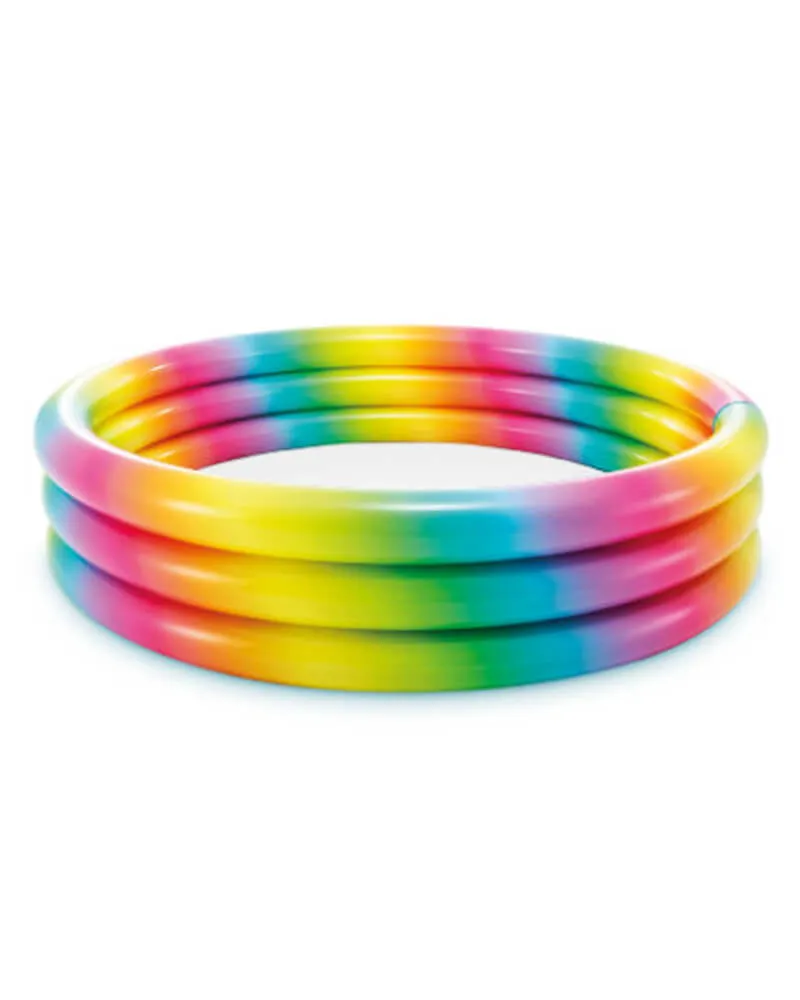 Bild 2 för Intex Three Ring Pool Rainbow Ombre