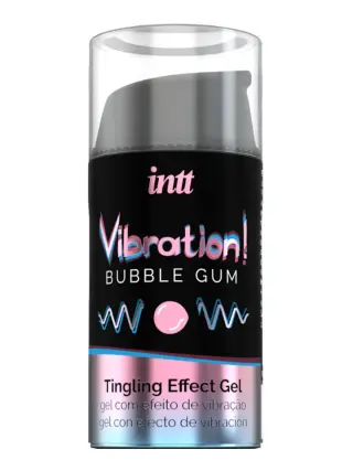 Produktfoto för Intt Bubble Gum Vibration Oil 15 ml