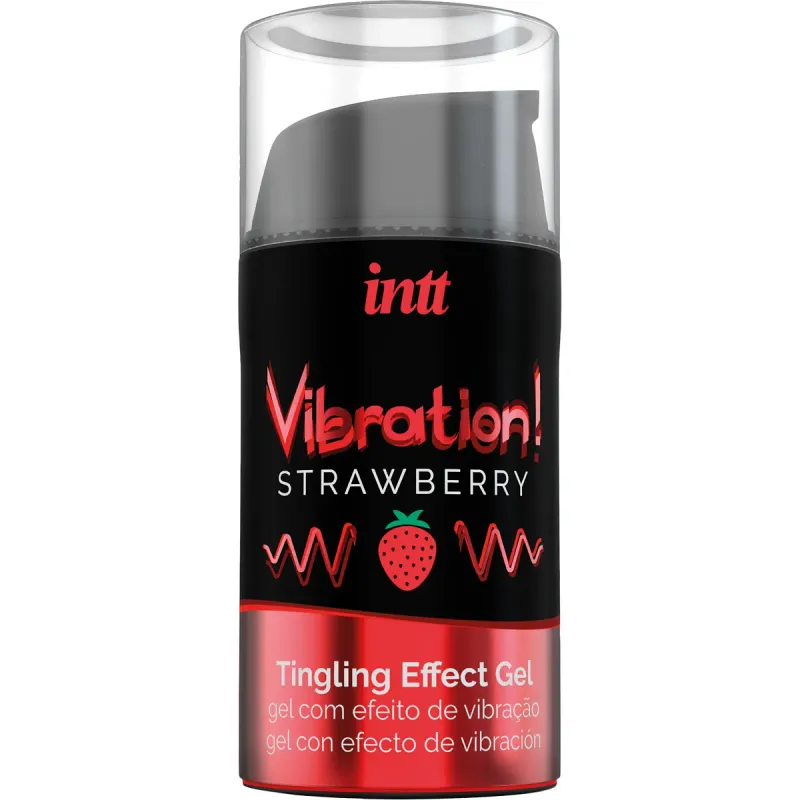 Bild 2 för Intt Strawberry Vibration Oil 15 ml