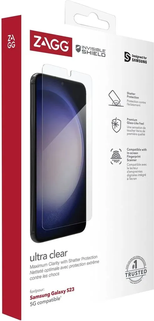 Alternativ bild 0 för InvisibleShield Ultra Clear / Samsung Galaxy S23