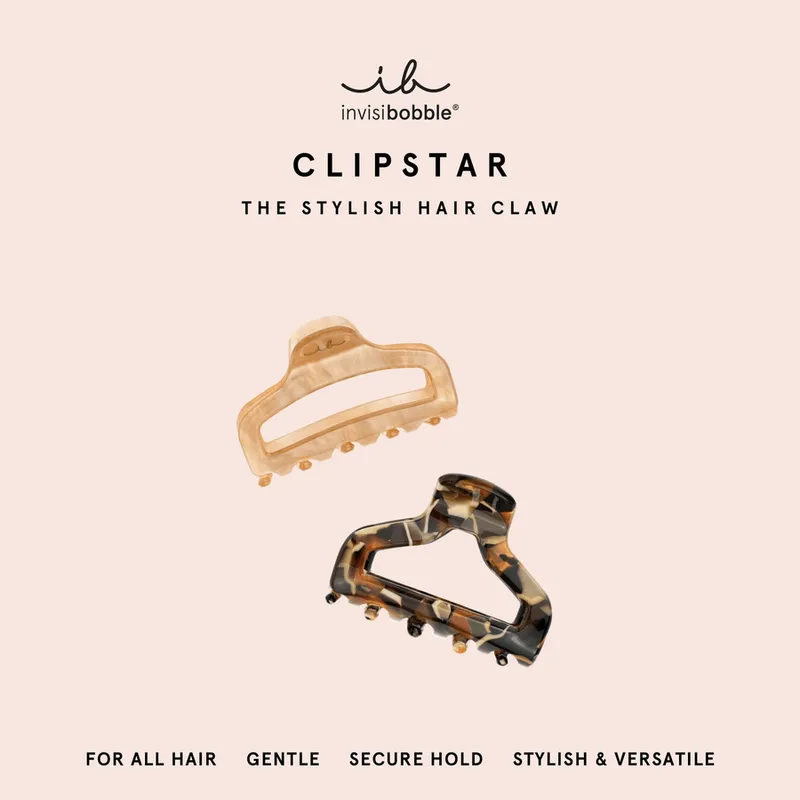 Bild 7 för Invisibobble Fashion Clipstar Hair Claw 2-pack Roar & Golden