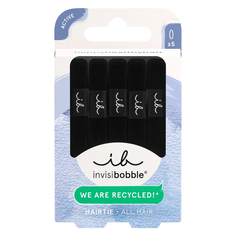 Bild 1 för Invisibobble Hair Tie Black 5 pcs
