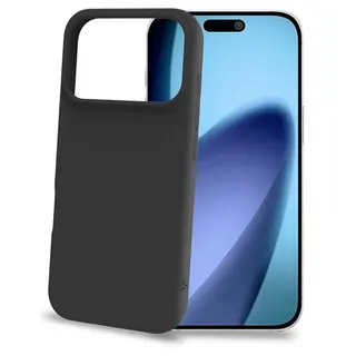Produktfoto för iPhone 17 Pro mjukt gummifodral – svart, silikonfinish