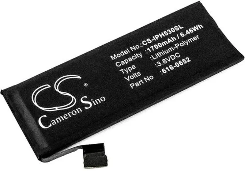Alternativ bild 0 för iPhone 5s Högkapacitetsbatteri - 1700mAh