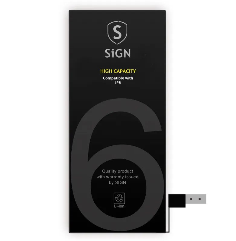 Alternativ bild 0 för iPhone 6 Högkapacitetsbatteri - 2160mAh
