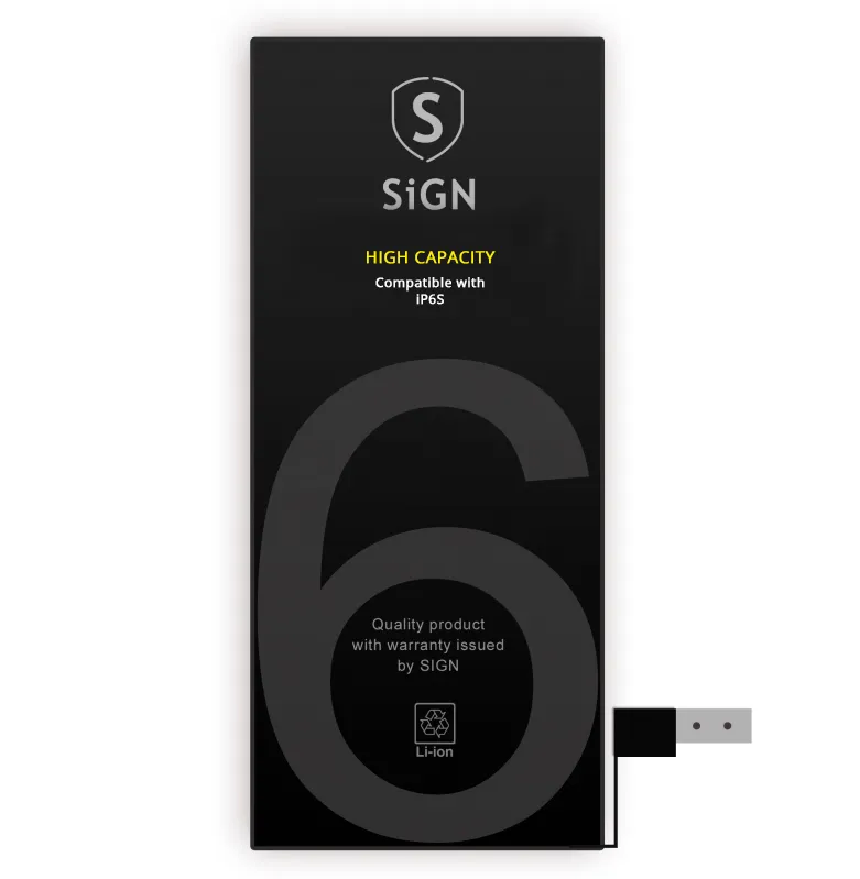 Alternativ bild 0 för iPhone 6s Högkapacitetsbatteri - 2200mAh