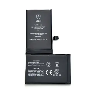 Produktfoto för iPhone X Högkapacitetsbatteri - 3000mAh
