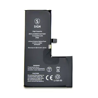 Produktfoto för iPhone XS Högkapacitetsbatteri - 2970mAh