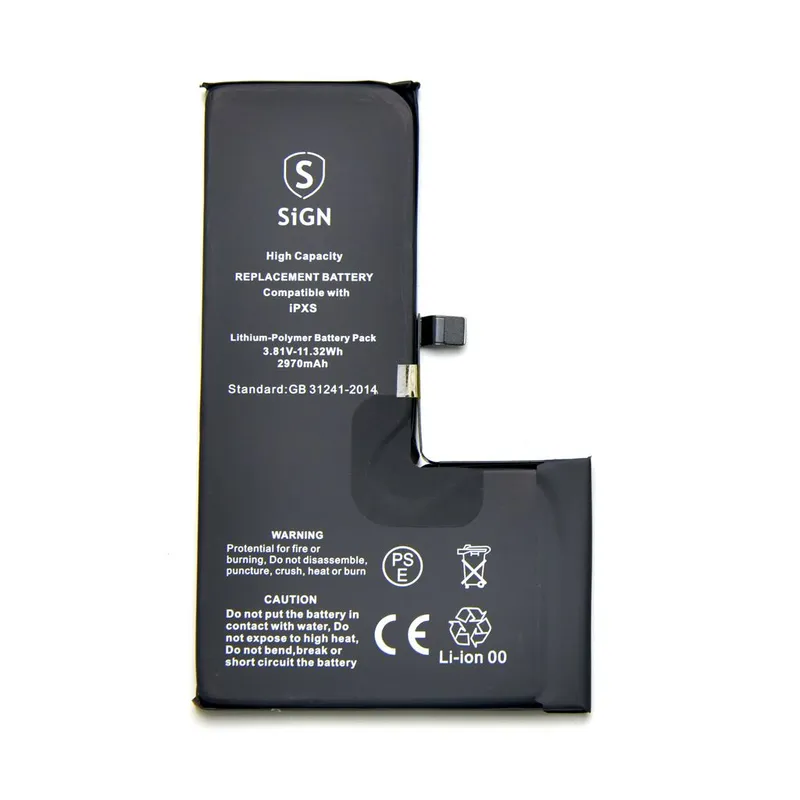 Alternativ bild 0 för iPhone XS Högkapacitetsbatteri - 2970mAh