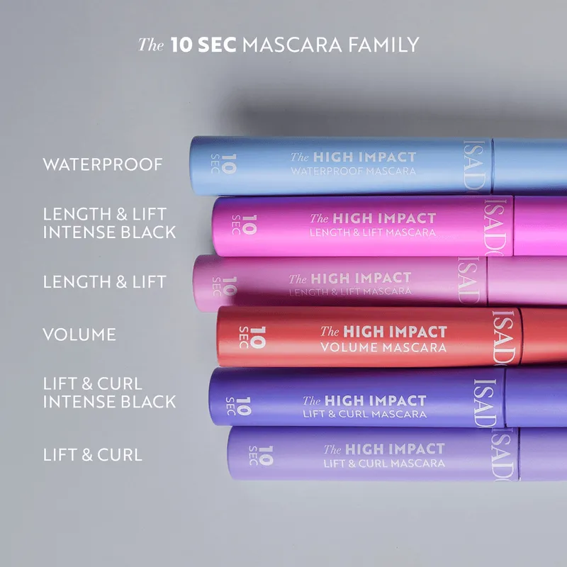 Bild 7 för IsaDora ISADORA 10 sec High Imp Volume Mascara 01 Black 9 ml