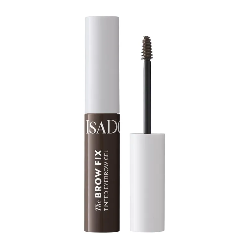 Bild 1 för IsaDora The Brow Fix Tinted Eyebrow Gel 02 Dark Brown 3,5ml