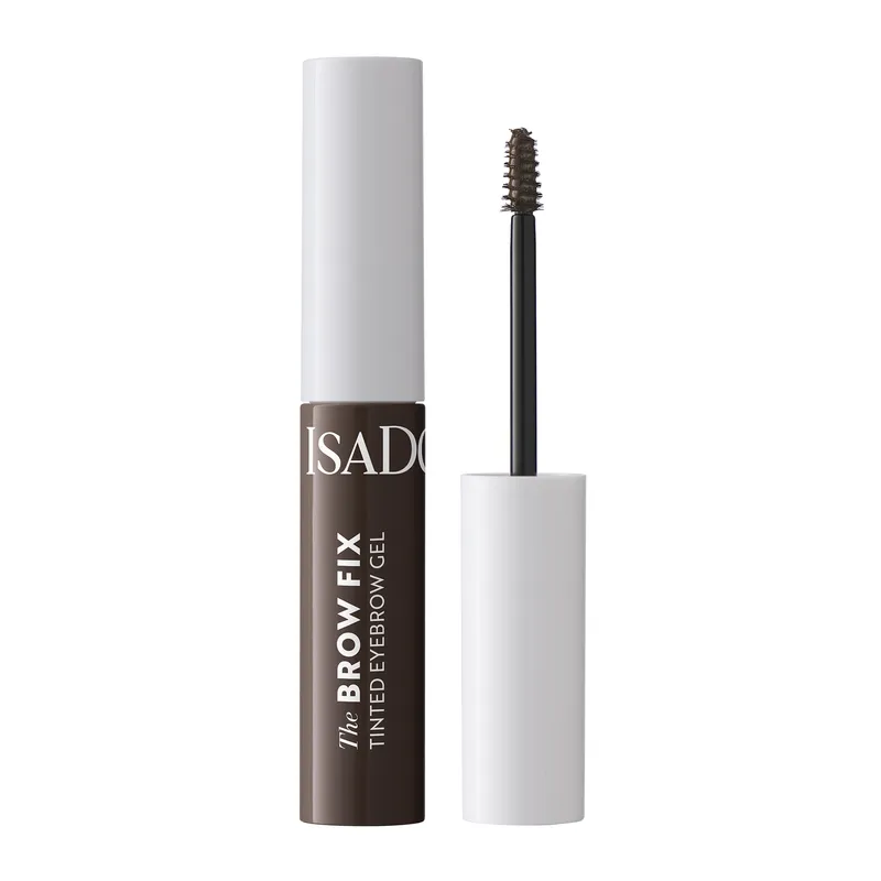 Bild 2 för IsaDora The Brow Fix Tinted Eyebrow Gel 02 Dark Brown 3,5ml