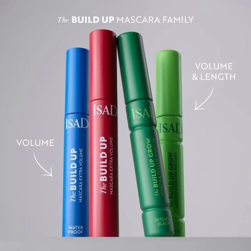 Bild 8 för IsaDora The Build Up Grow Length & Volume Mascara 01 Black 9 ml