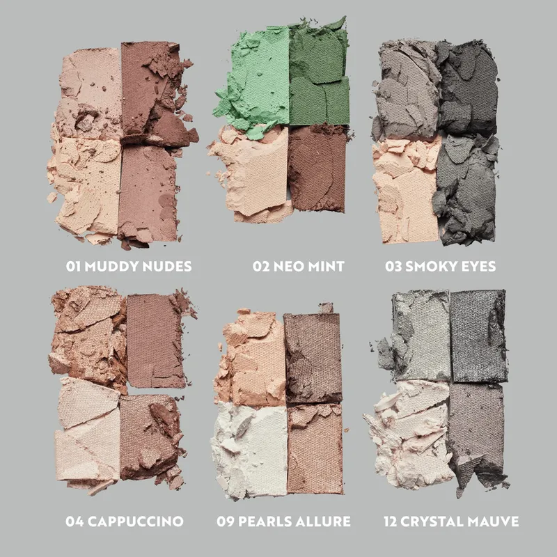 Bild 4 för IsaDora The Eyeshadow Quartet 02 Neo Mint