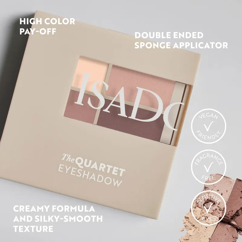 Bild 5 för IsaDora The Eyeshadow Quartet 02 Neo Mint