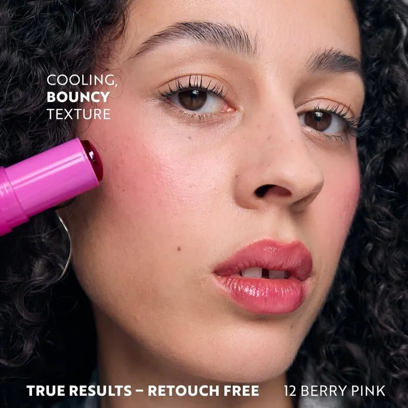 Bild 8 för IsaDora The Lip & Cheek Tint Cooling Jelly Stick 12 Berry Pink