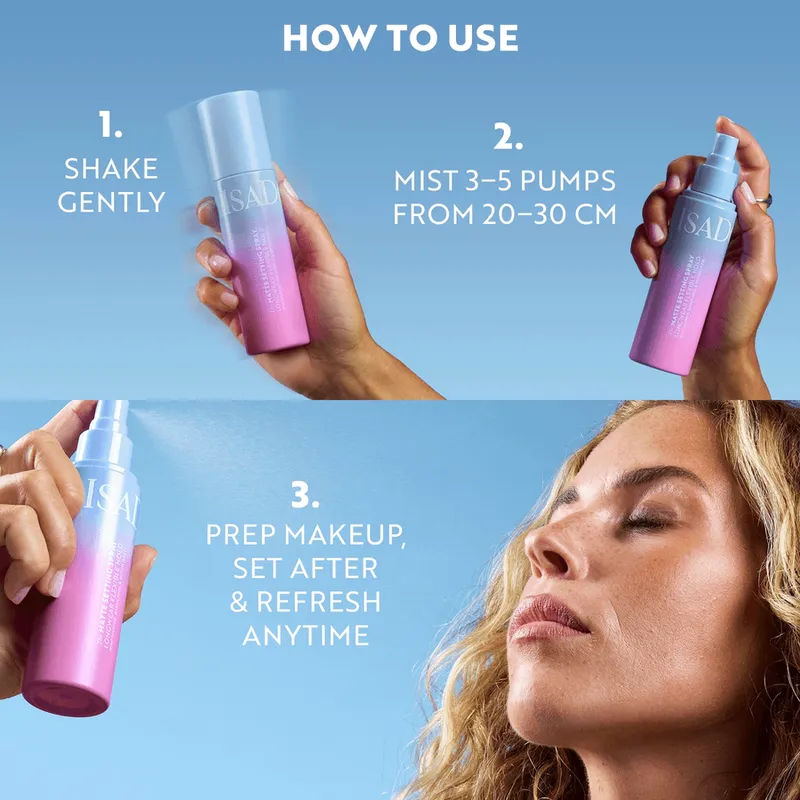 Bild 7 för IsaDora The Matte Setting Spray 100ml