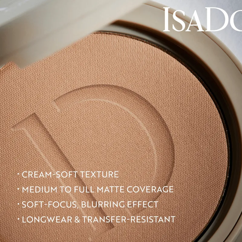 Bild 5 för IsaDora The No Compromise Matte Longwear Powder 72 Neutral Deep