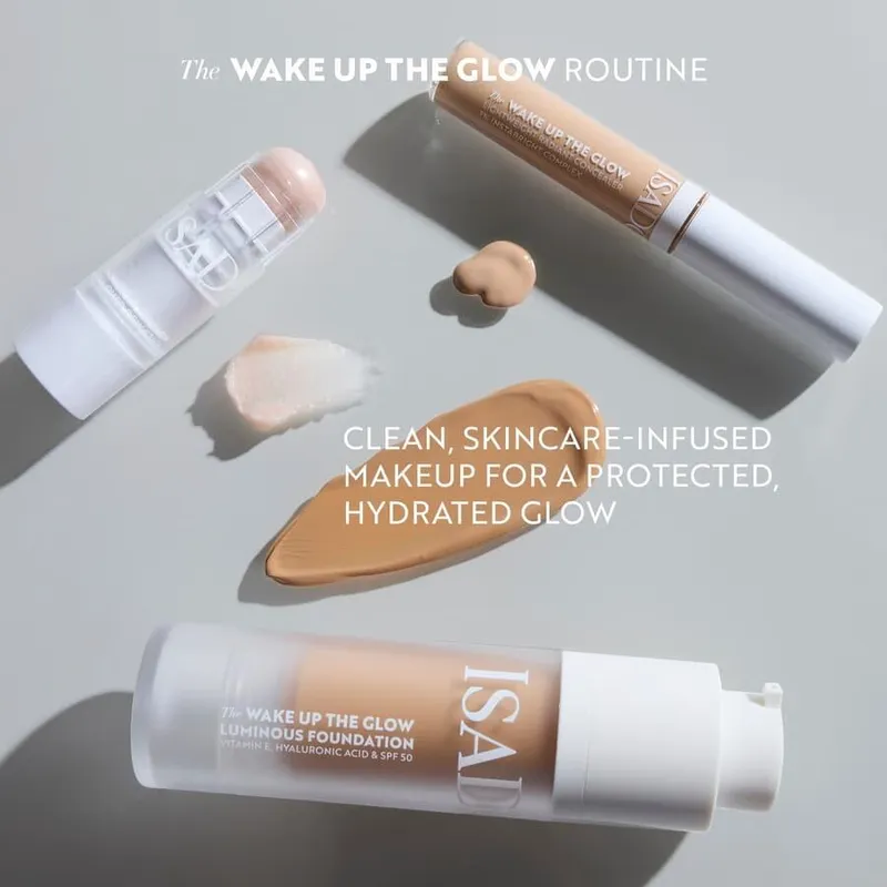 Bild 4 för IsaDora The Wake Up the Glow Luminous Foundation 1C Cool 30 ml