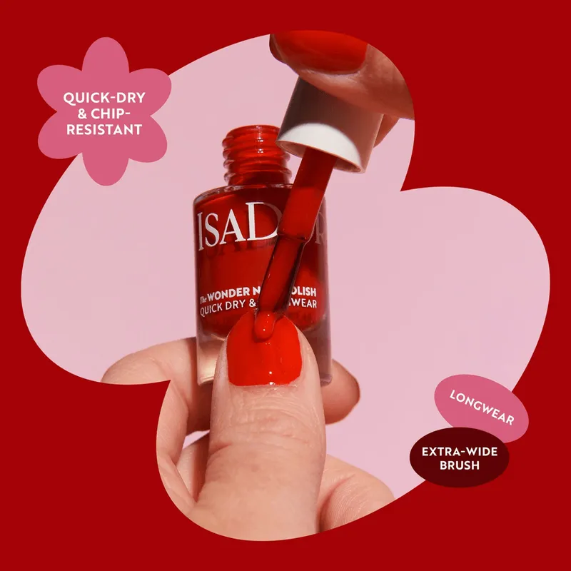Bild 5 för IsaDora The Wonder Nail Polish Quick dry & Longwear 210 Proud Pink - 5 ml