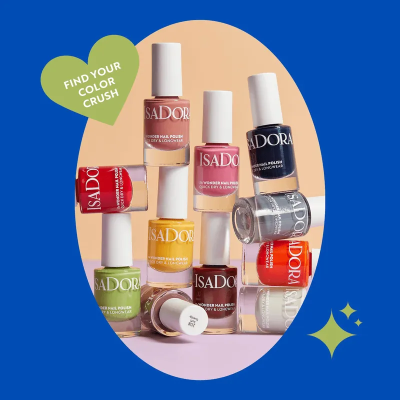 Bild 6 för IsaDora The Wonder Nail Polish Quick dry & Longwear 210 Proud Pink - 5 ml