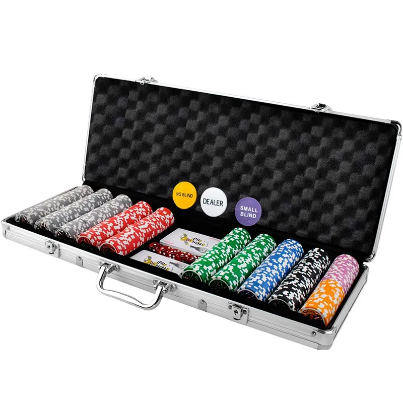 Bild 1 för Iso Trade Pokermarker i ett fodral, 500 marker. PREMIUM