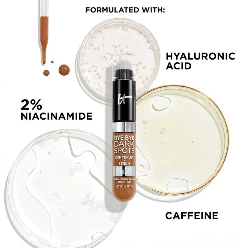 Bild 4 för IT Cosmetics - Bye Bye Dark Spots Concealer 58 Deep Neutral på Skincity.com