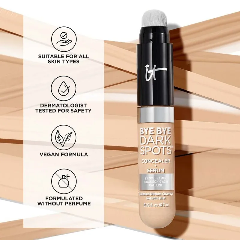 Bild 7 för IT Cosmetics - Bye Bye Dark Spots Concealer 58 Deep Neutral på Skincity.com