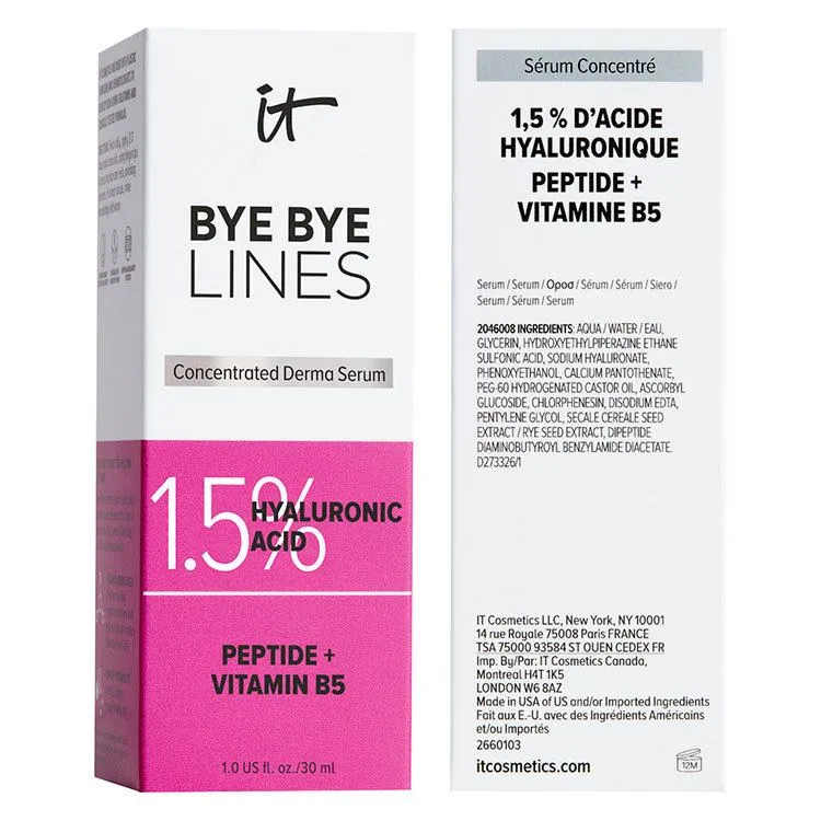 Bild 4 för IT Cosmetics - Bye Bye Lines Hyaluronic Acid Serum 30 ml på Skincity.com