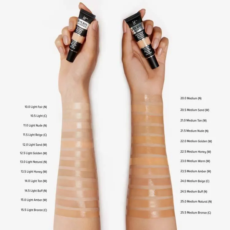 Bild 3 för IT Cosmetics - Bye Bye Under Eye Concealer 44.0 Deep Natural (N) på Skincity.com