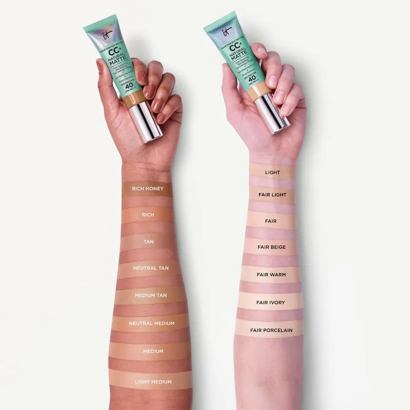 Bild 6 för IT Cosmetics CC+ Natural Matte Foundation Fair Porcelain